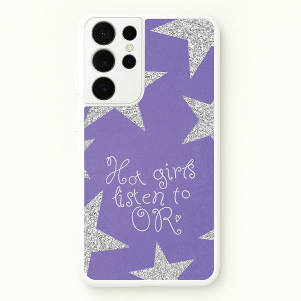 Hot Girls Listen To OR Galaxy S21 Ultra Case