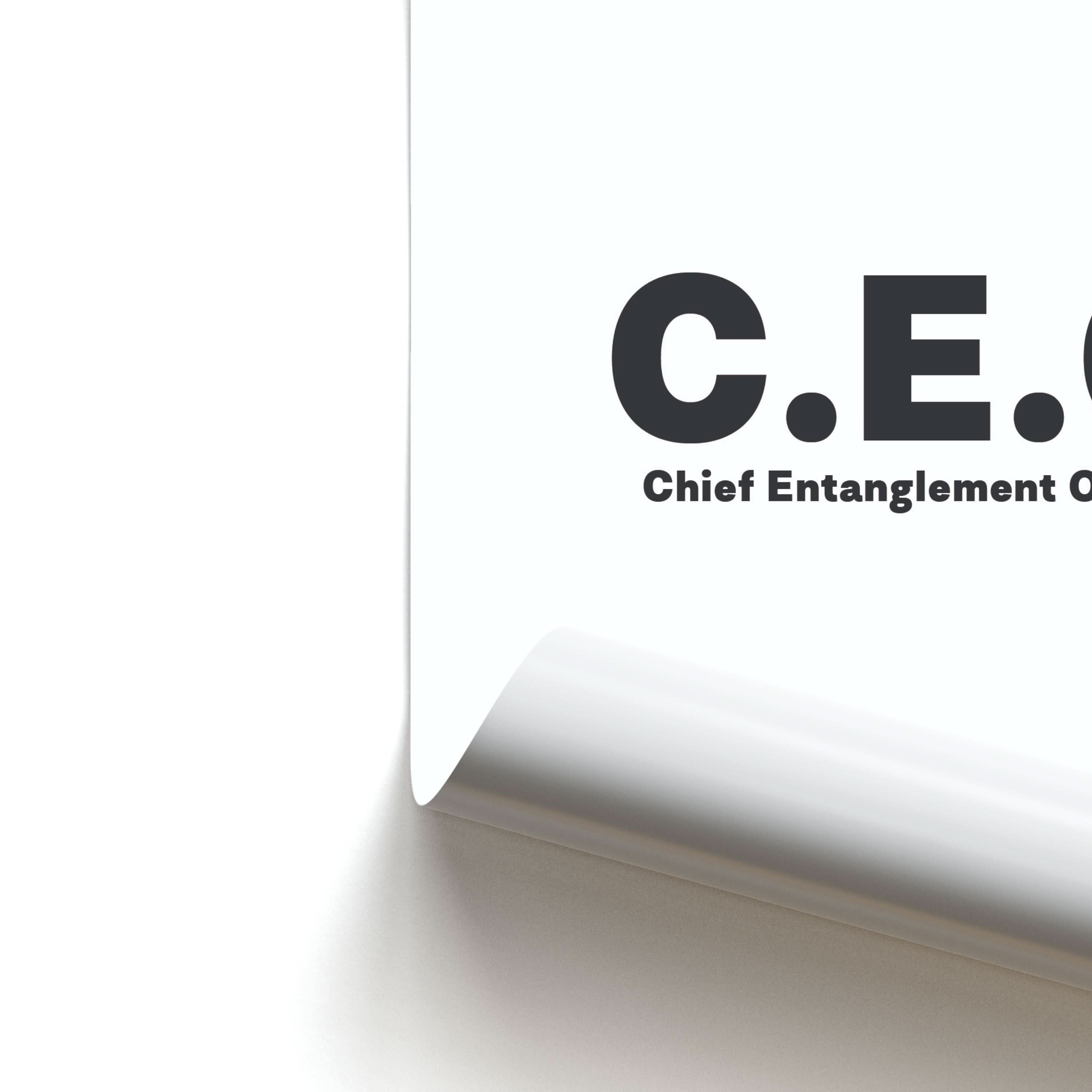 Chief Entanglement Officer Poster