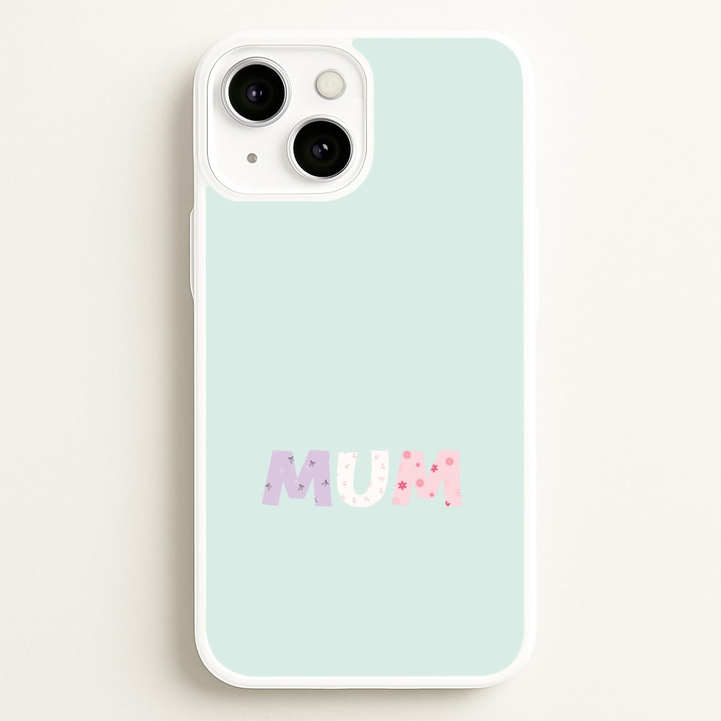 Mum Patchwork iPhone 13 Case
