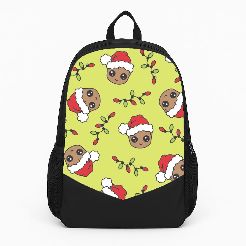 Christmas Tree Hero Pattern Backpack