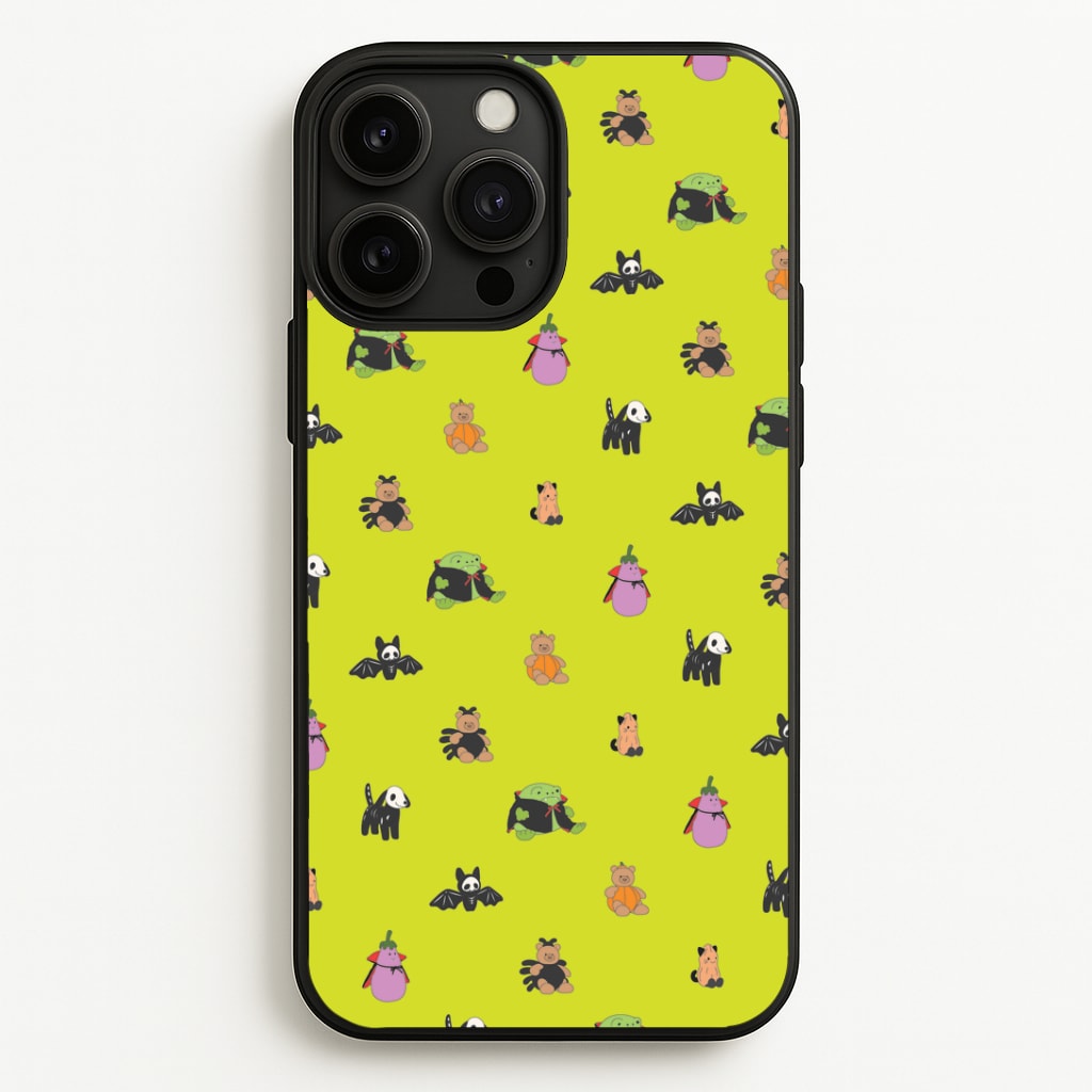 Halloween Plushies Pattern III - Halloween iPhone 13 Pro Max Case