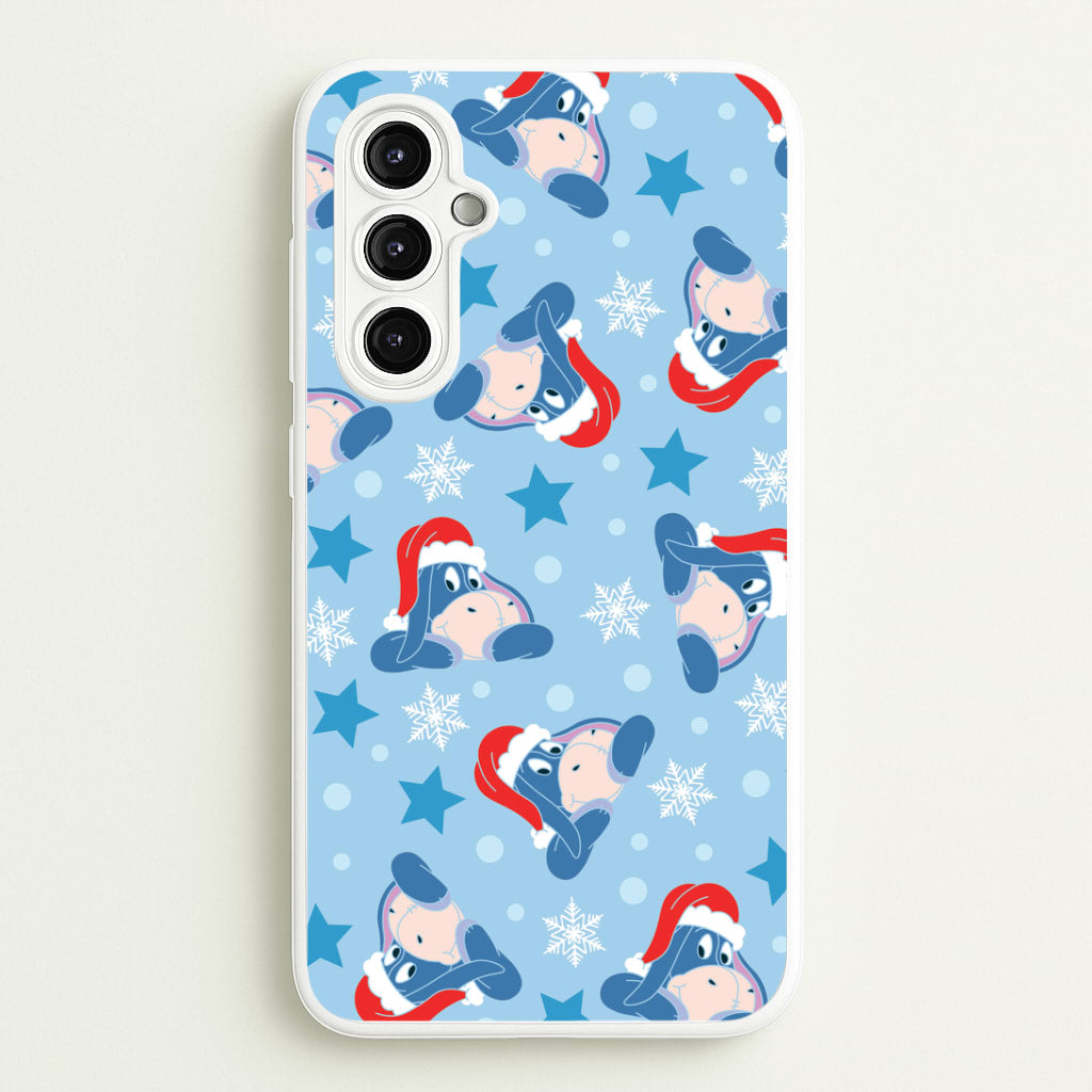 Cartoon Donkey Stars Pattern Galaxy A14 Case