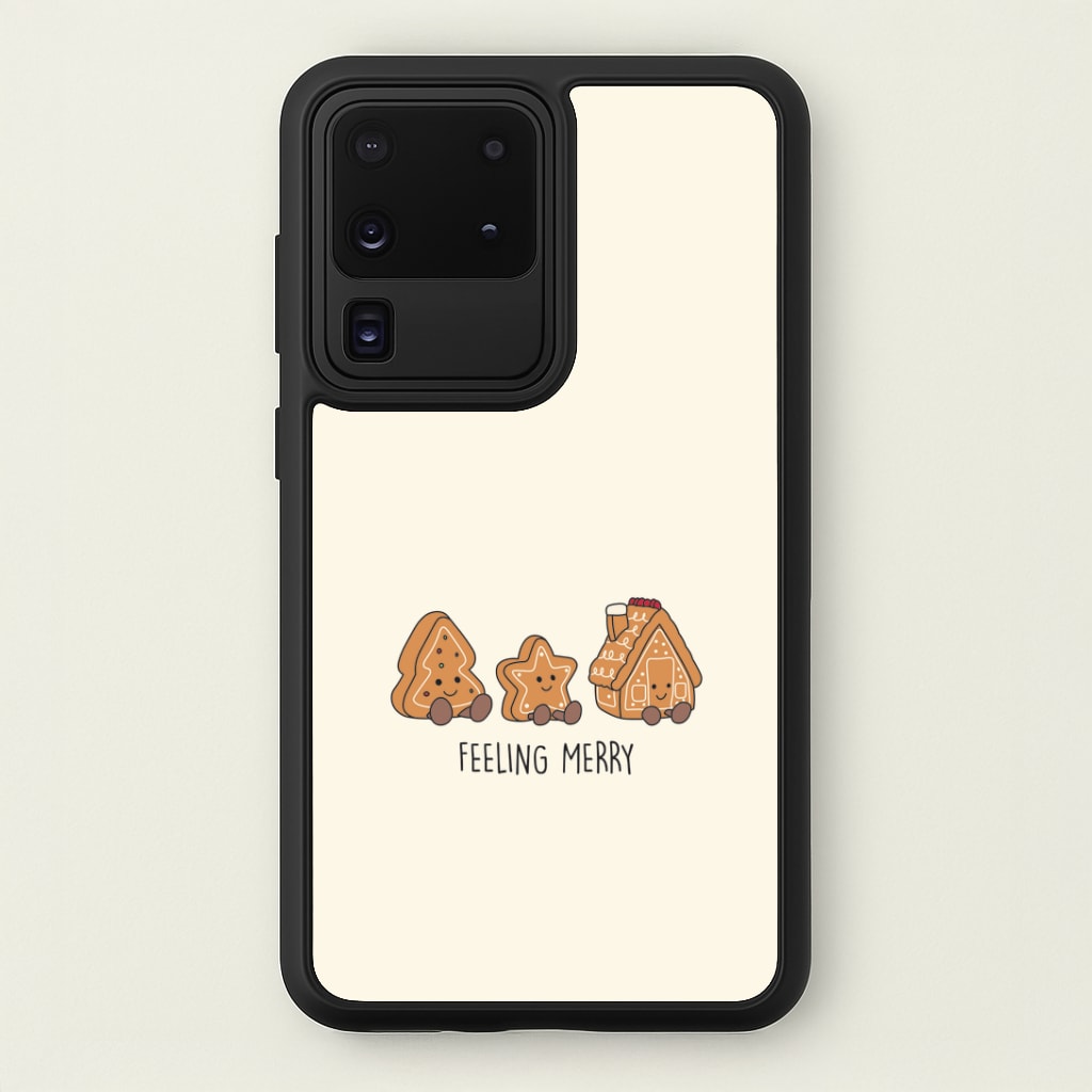 Gingerbread Plushies Quote Galaxy S20 Ultra Case