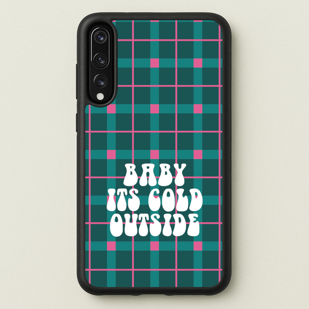Baby It's Cold Outside Tartan Huawei P20 Pro Case