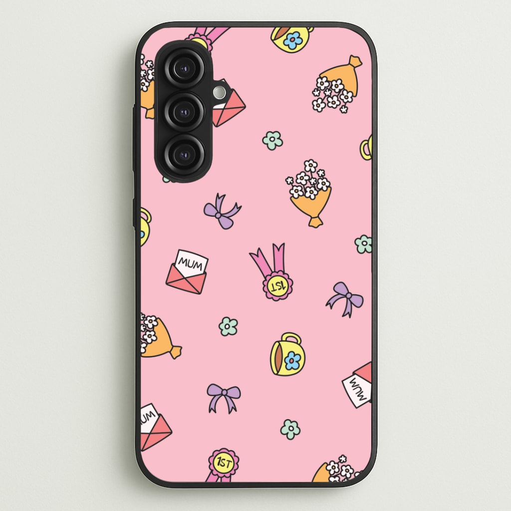 Mum Doodles Pattern Galaxy S23FE Case