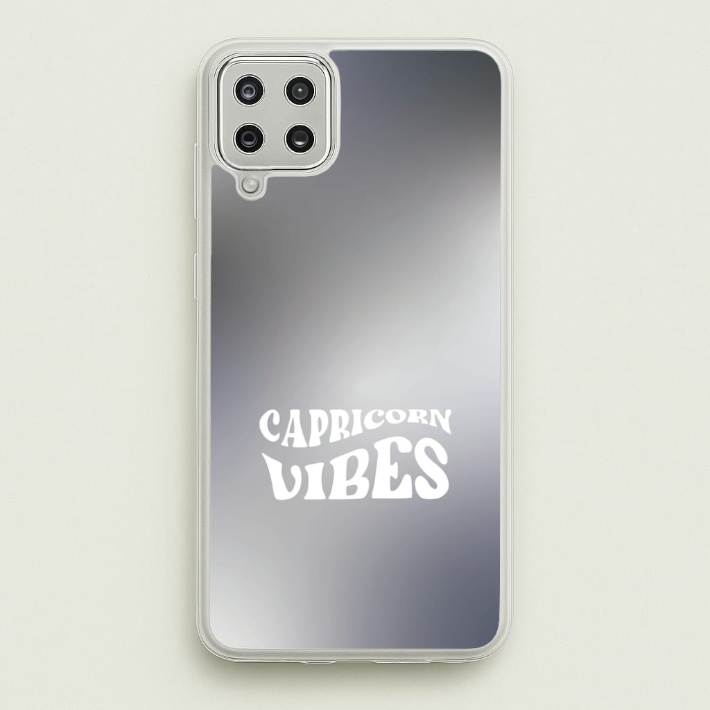 Capricorn Vibes Gradient Zodiac Galaxy A12 Case