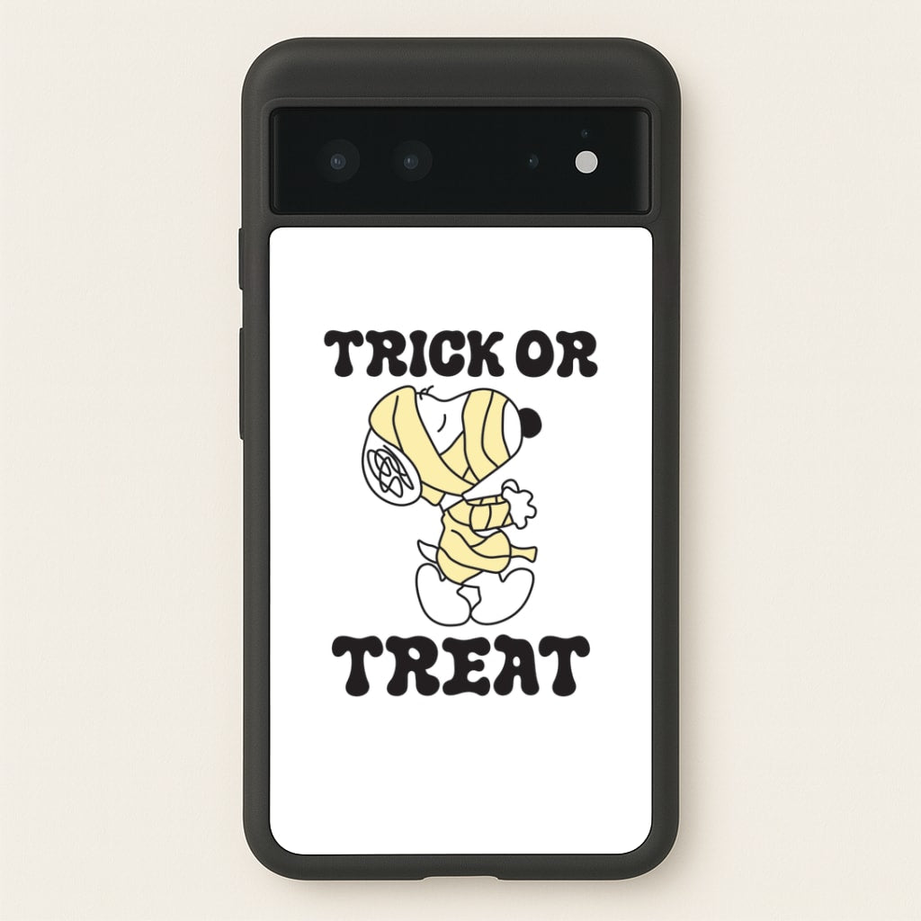 Trick Or Treat Cartoon Beagle Google Pixel 6 Case