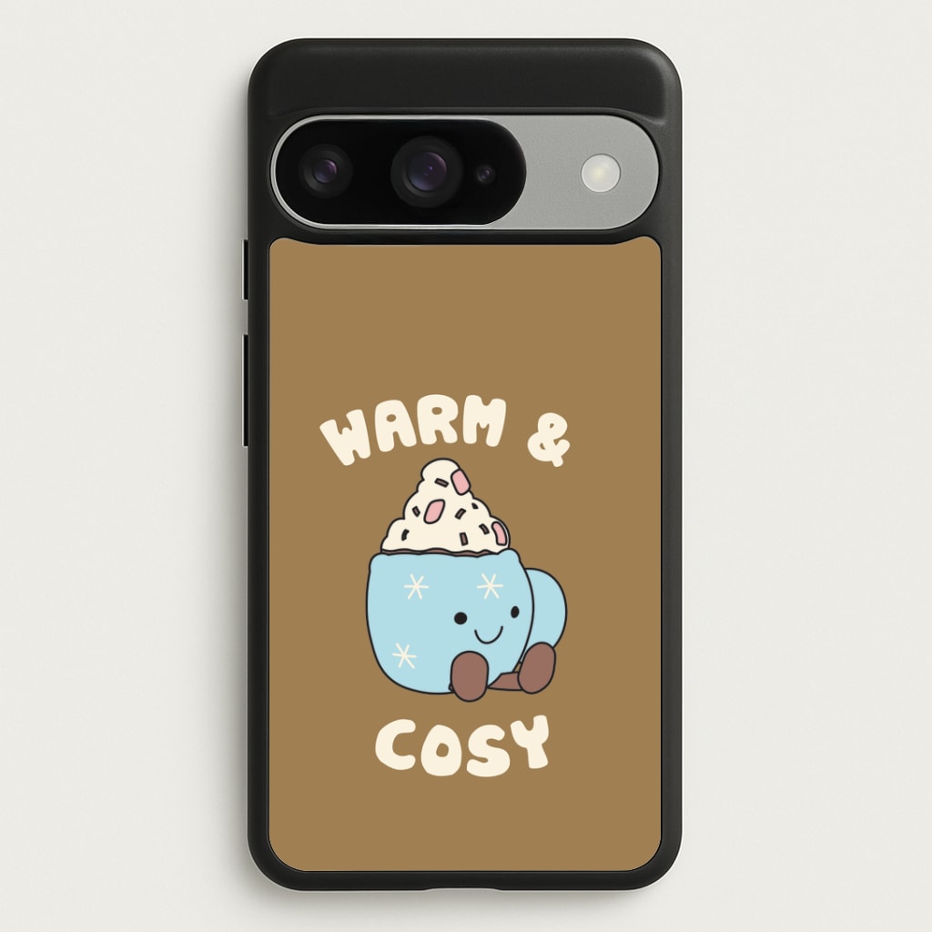 Hot Cocoa Plush Quote Google Pixel 10 / 10 Pro Case