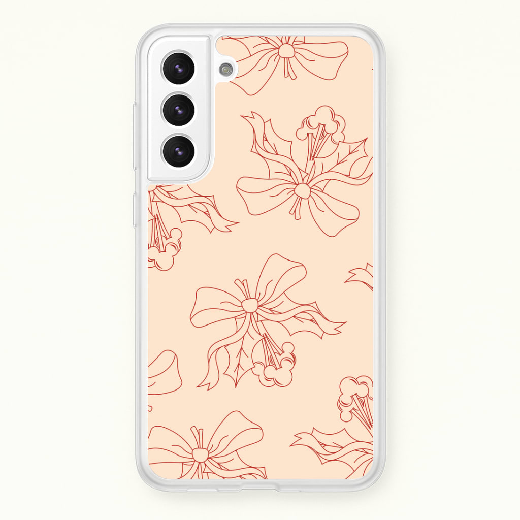 Cartoon Mouse Holly Pattern Galaxy S21FE Case