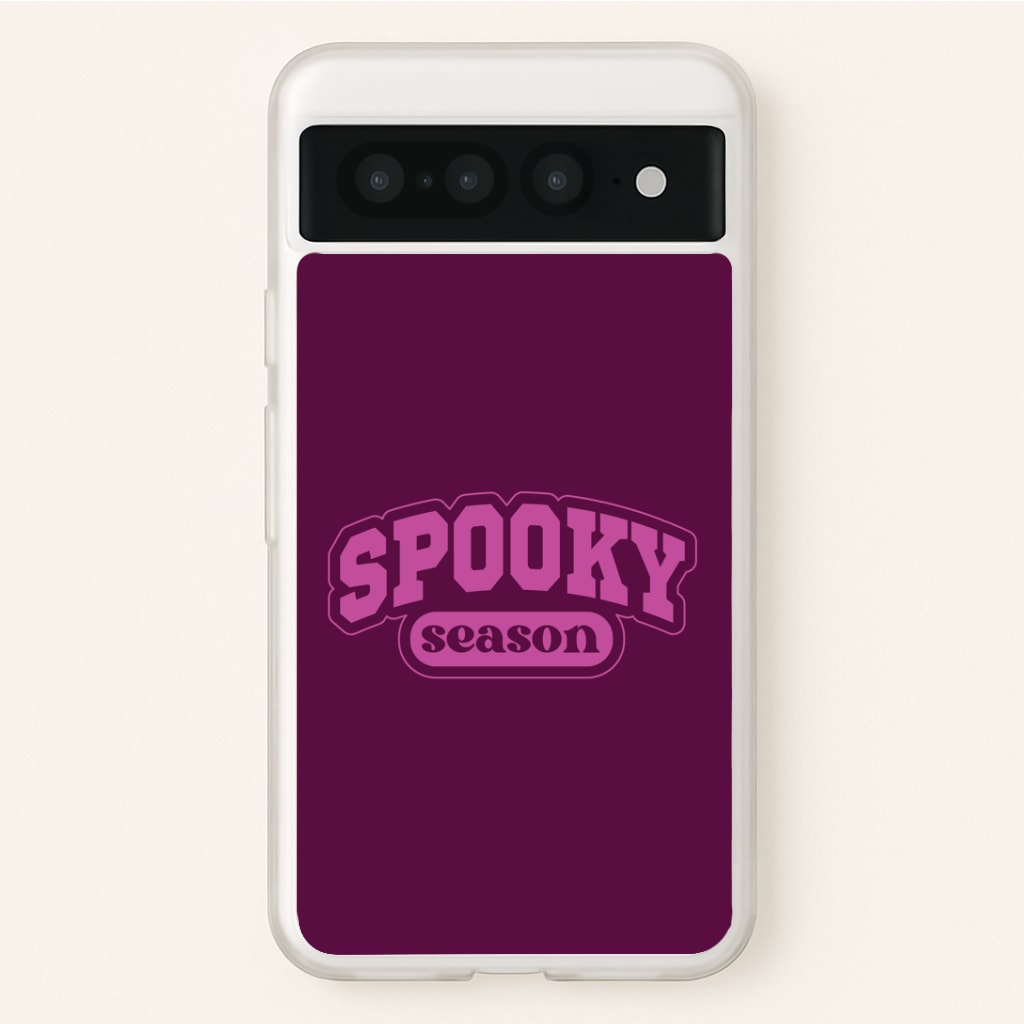 Spooky Season Varsity Google Pixel 7 Pro Case
