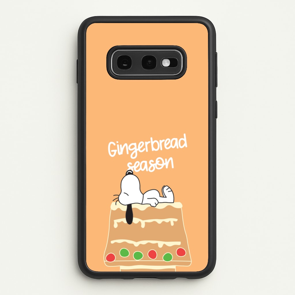 Cartoon Beagle Gingerbread House Galaxy S10e Case