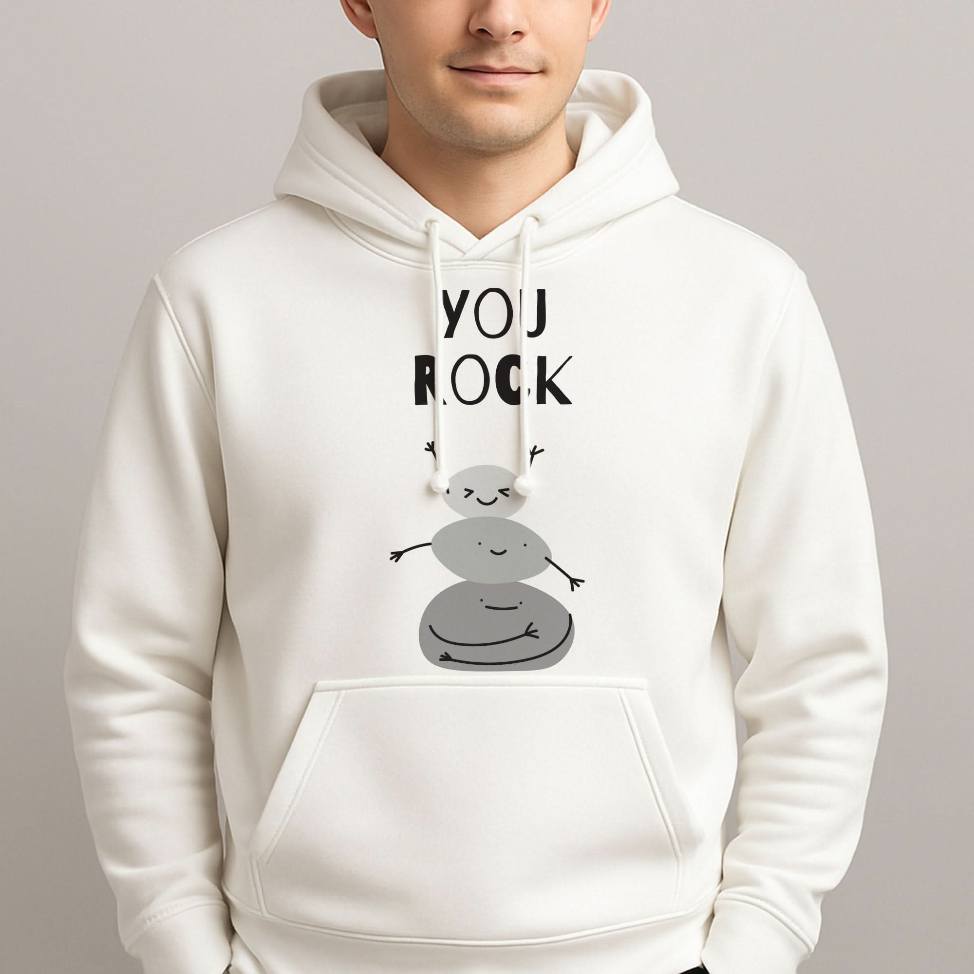 You Rock Mens Hoodie