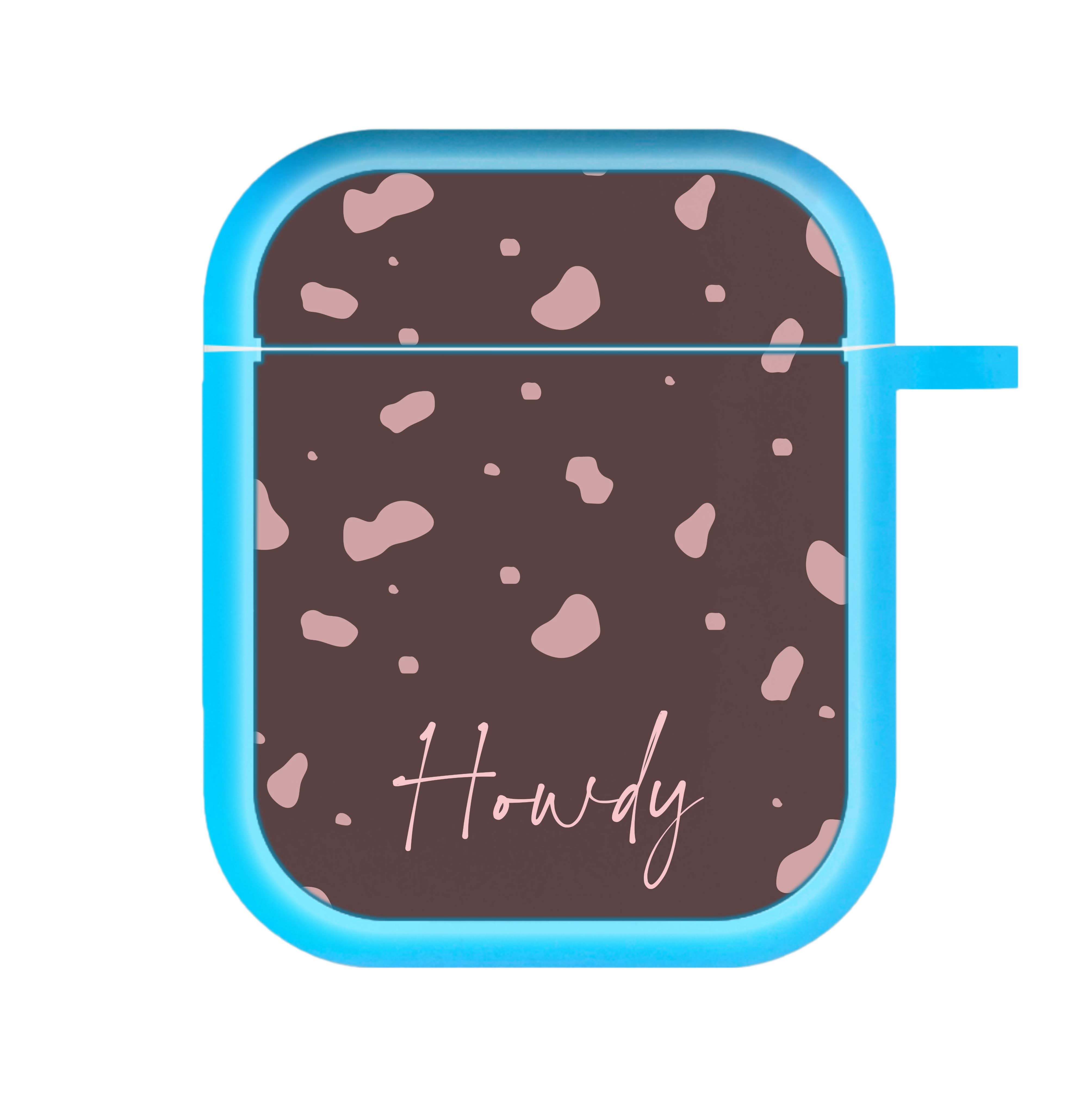 Cow Print Howdy AirPods Case