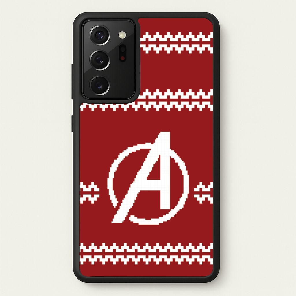Superhero Team Red Christmas Jumper Galaxy Note 20 Ultra Case