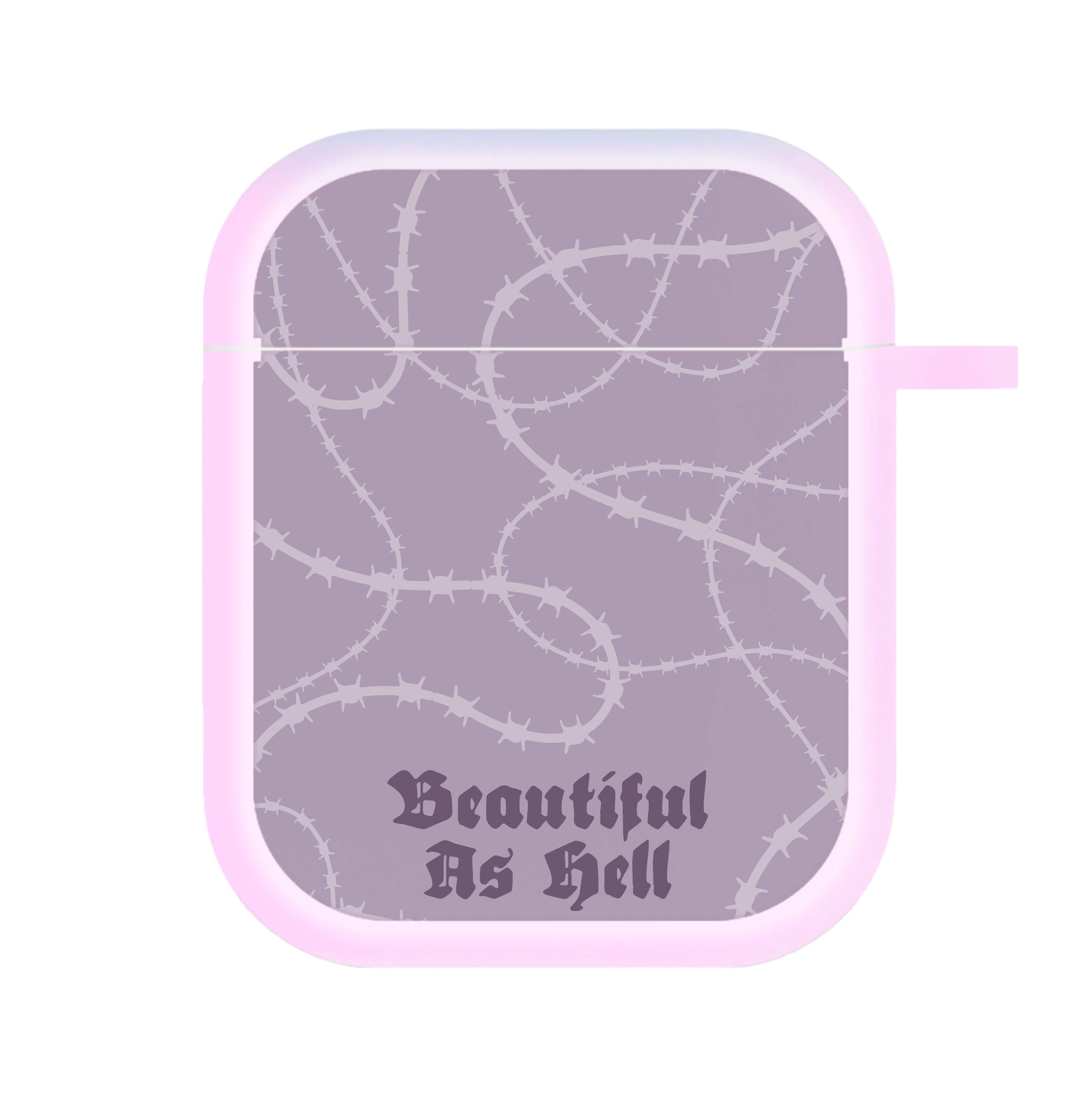 Beautiful As Hell Pattern AirPods Case