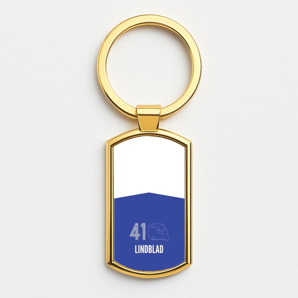Lindblad Helmet 2026 Gold Keyring