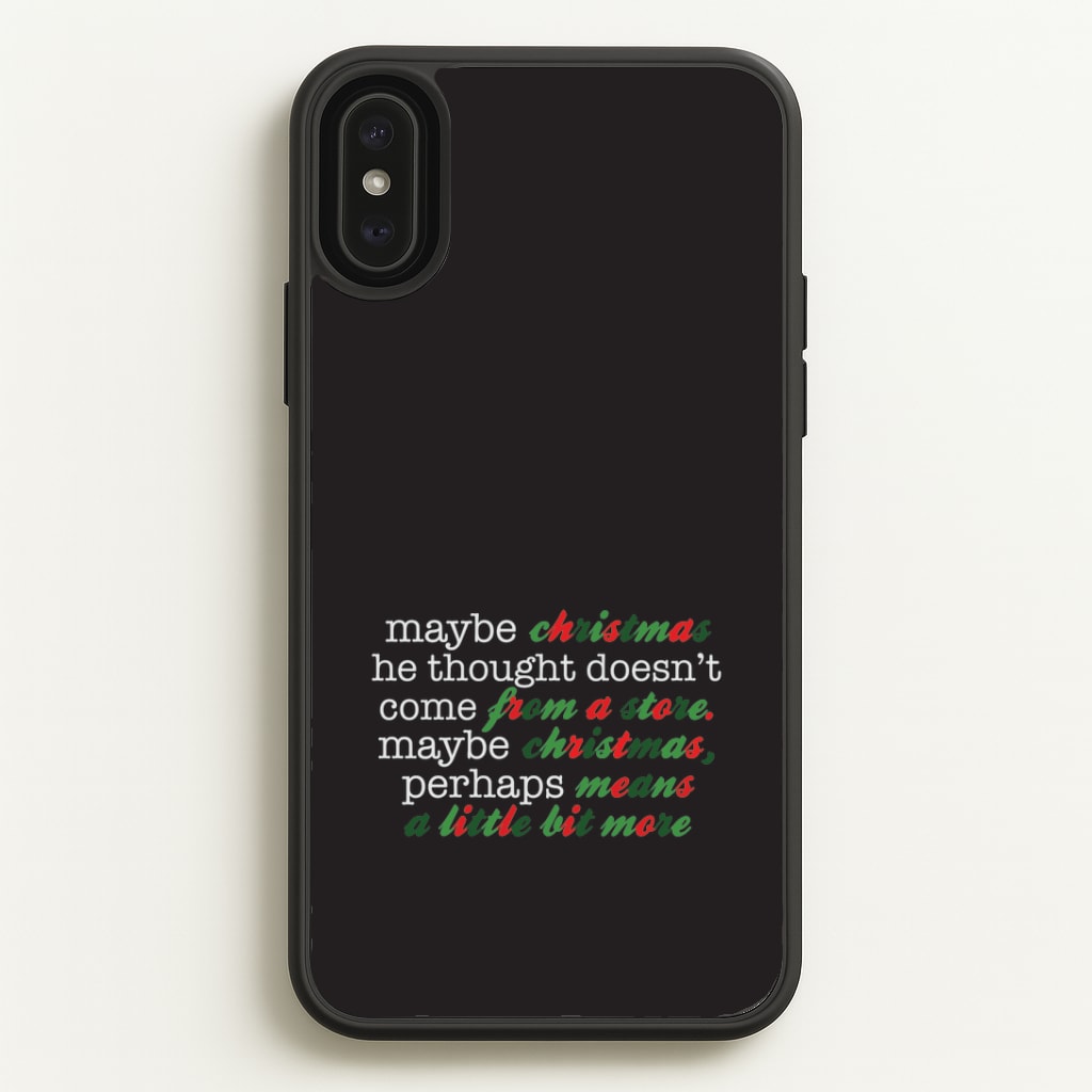 Green Creature Quote iPhone XS Max Case
