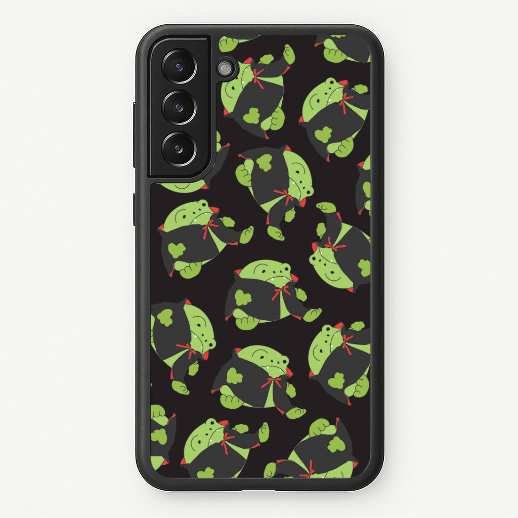 Vampire Frog Pattern - Halloween Galaxy S22 Case