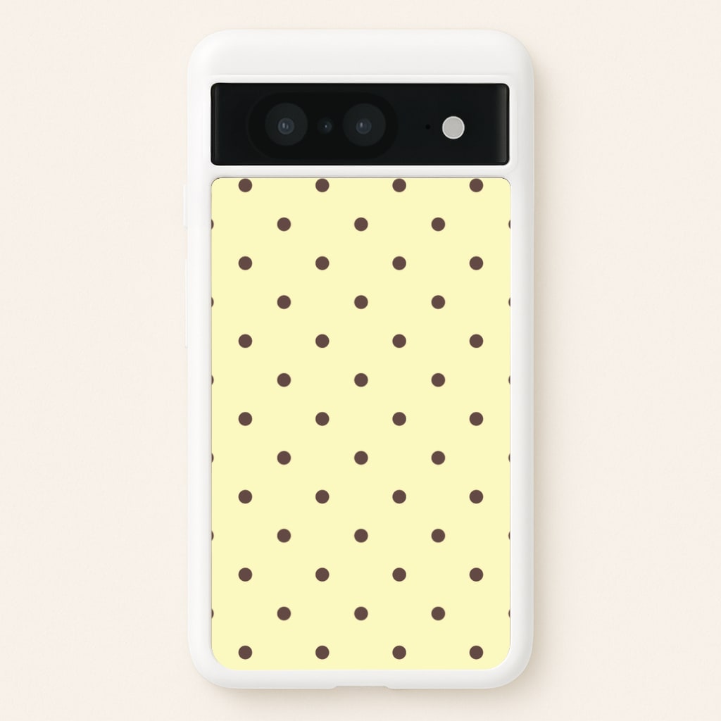 Vanilla & Chocolate Polka Dots Google Pixel 8 Case