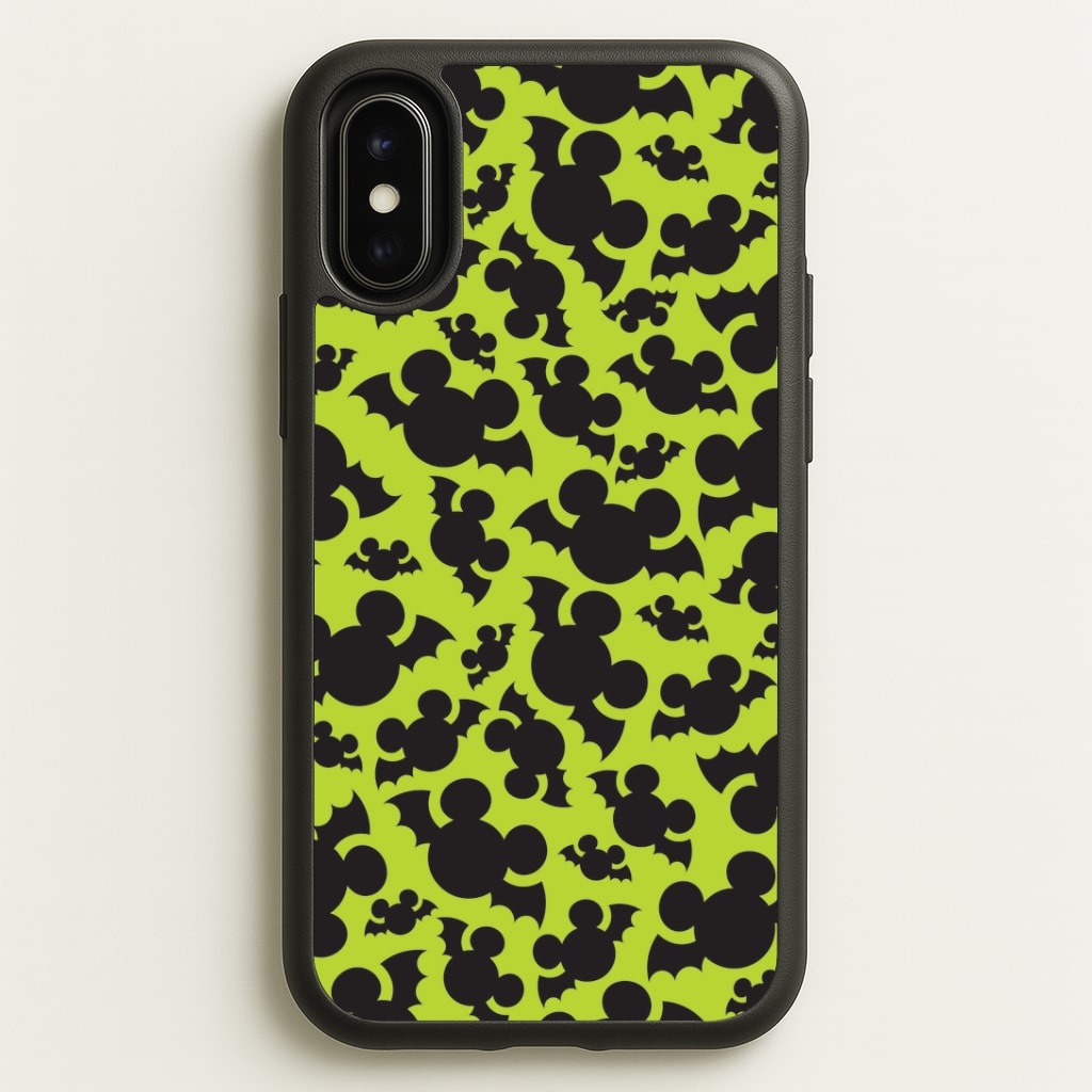 Mouse Bats Pattern iPhone X / XS Case