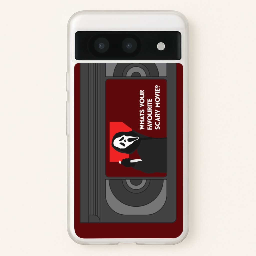 Horror Movie 7 VHS Tape Google Pixel 8a Case