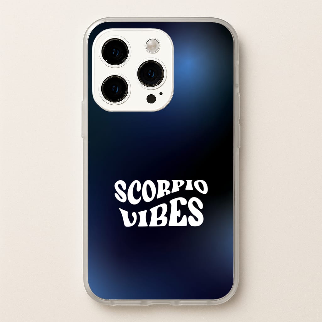 Scorpio Vibes Gradient Zodiac iPhone 14 Pro Max Case