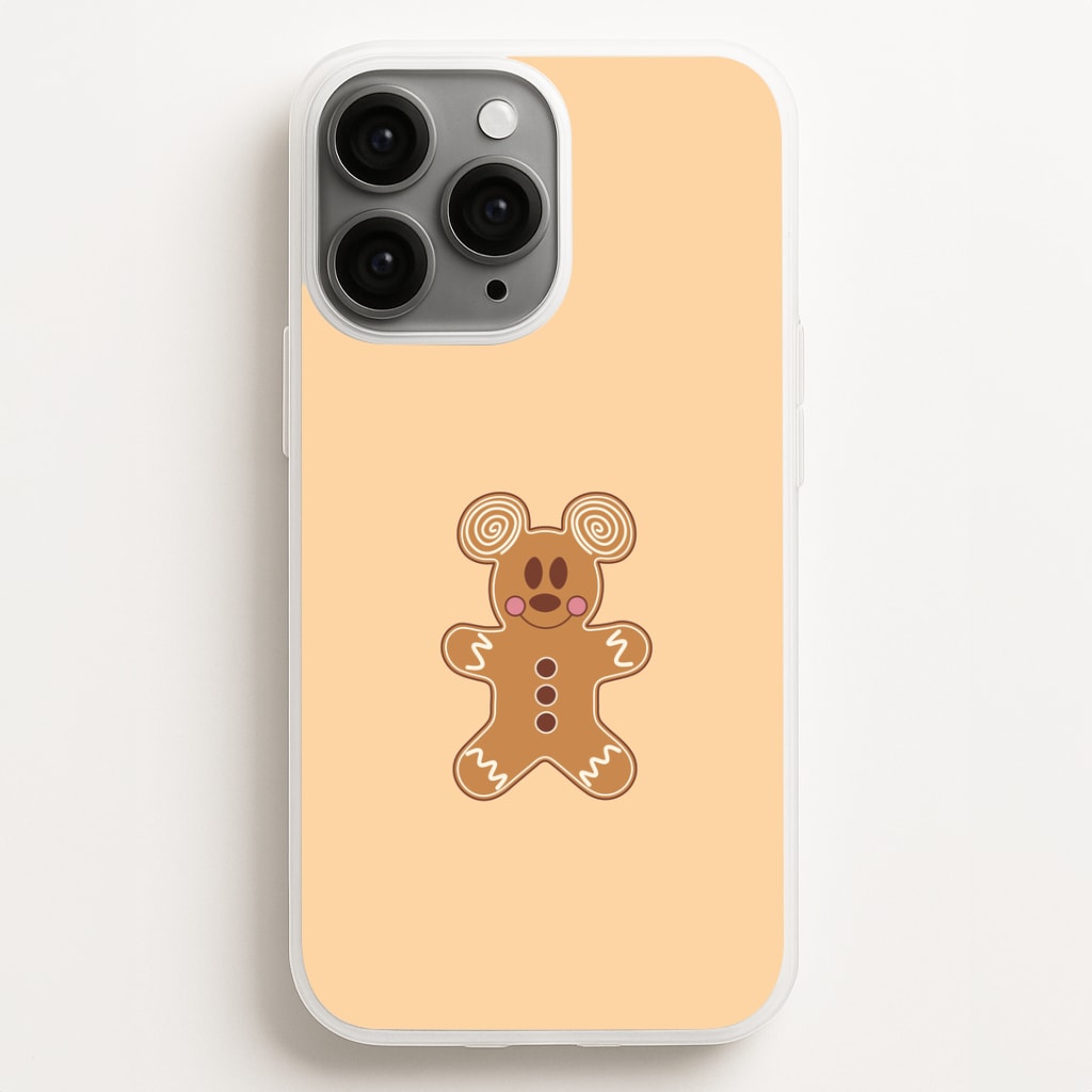 Cartoon Mouse Gingerbread iPhone 16 Pro Max Case