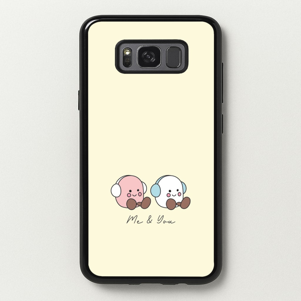 Cute Christmas Marshmellow Plushies Galaxy S8 Plus Case