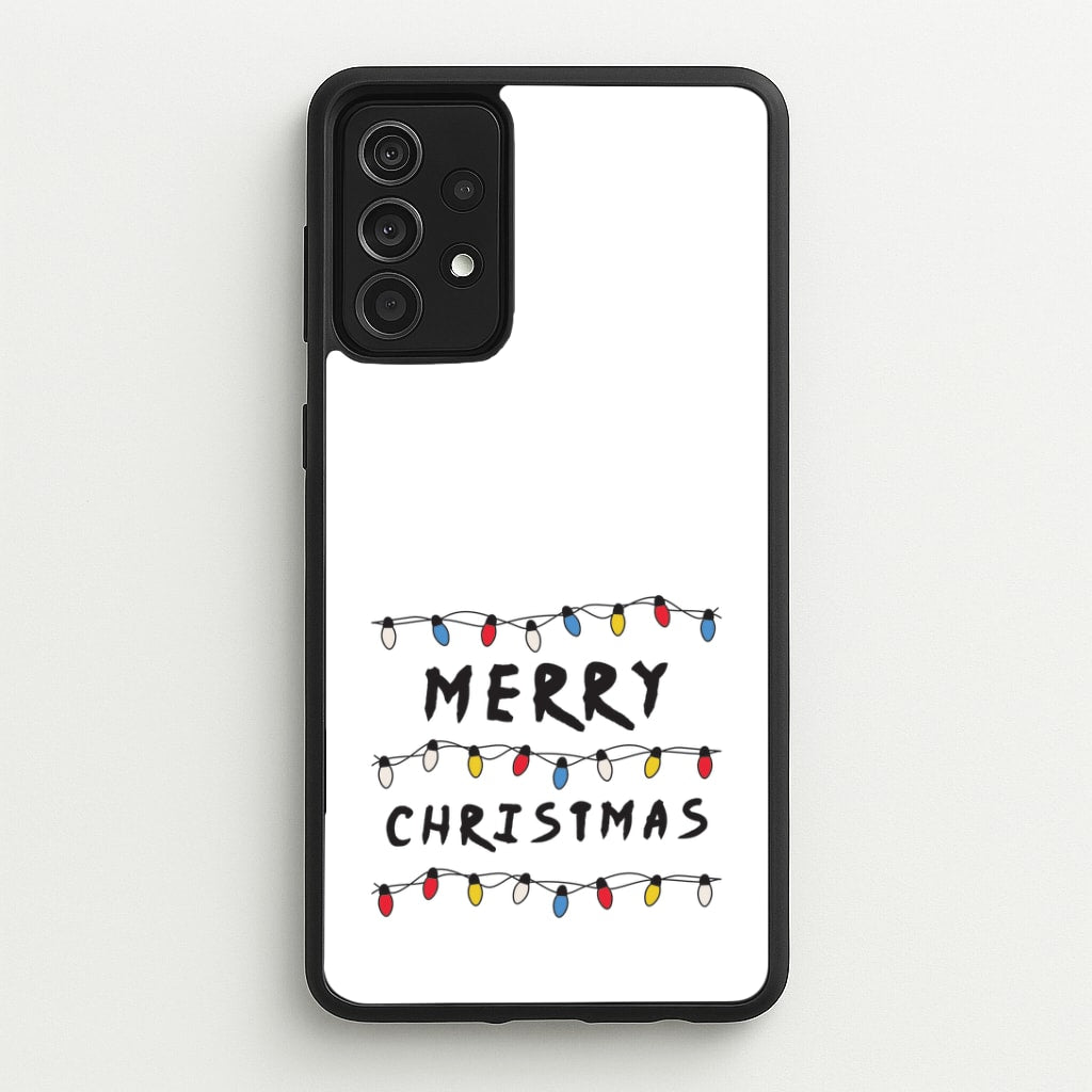 Merry Christmas String Lights Galaxy A52 / A52s Case
