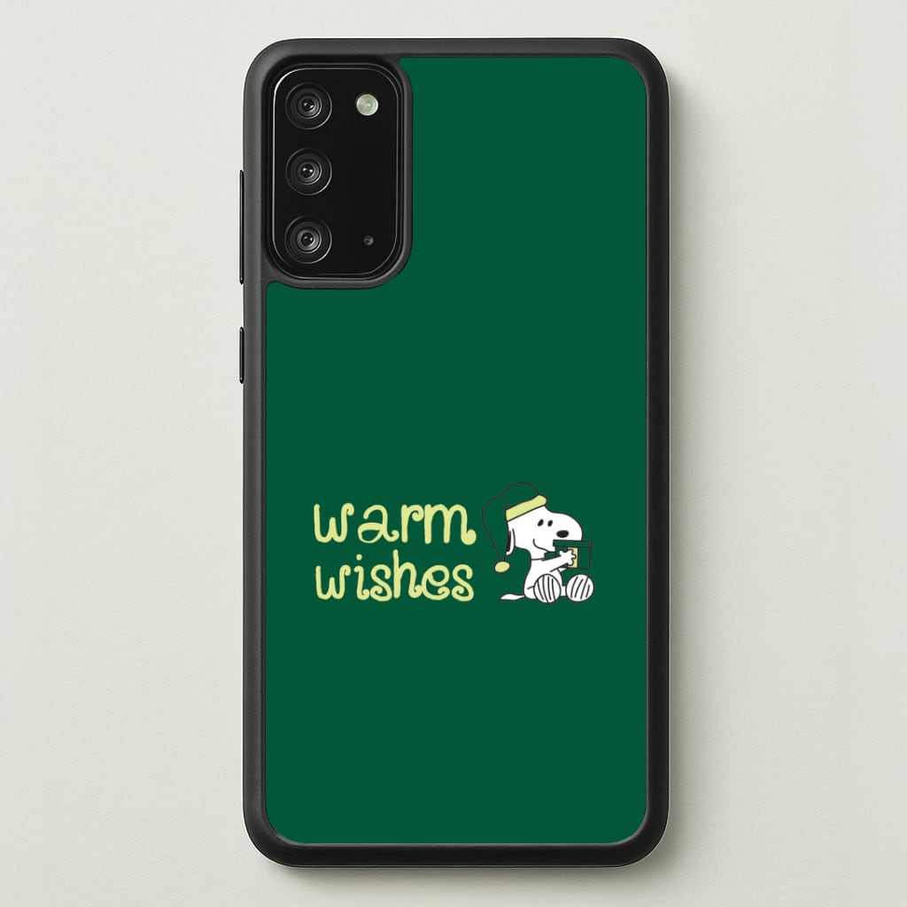 Cartoon Beagle Warm Wishes Galaxy Note 20 Case