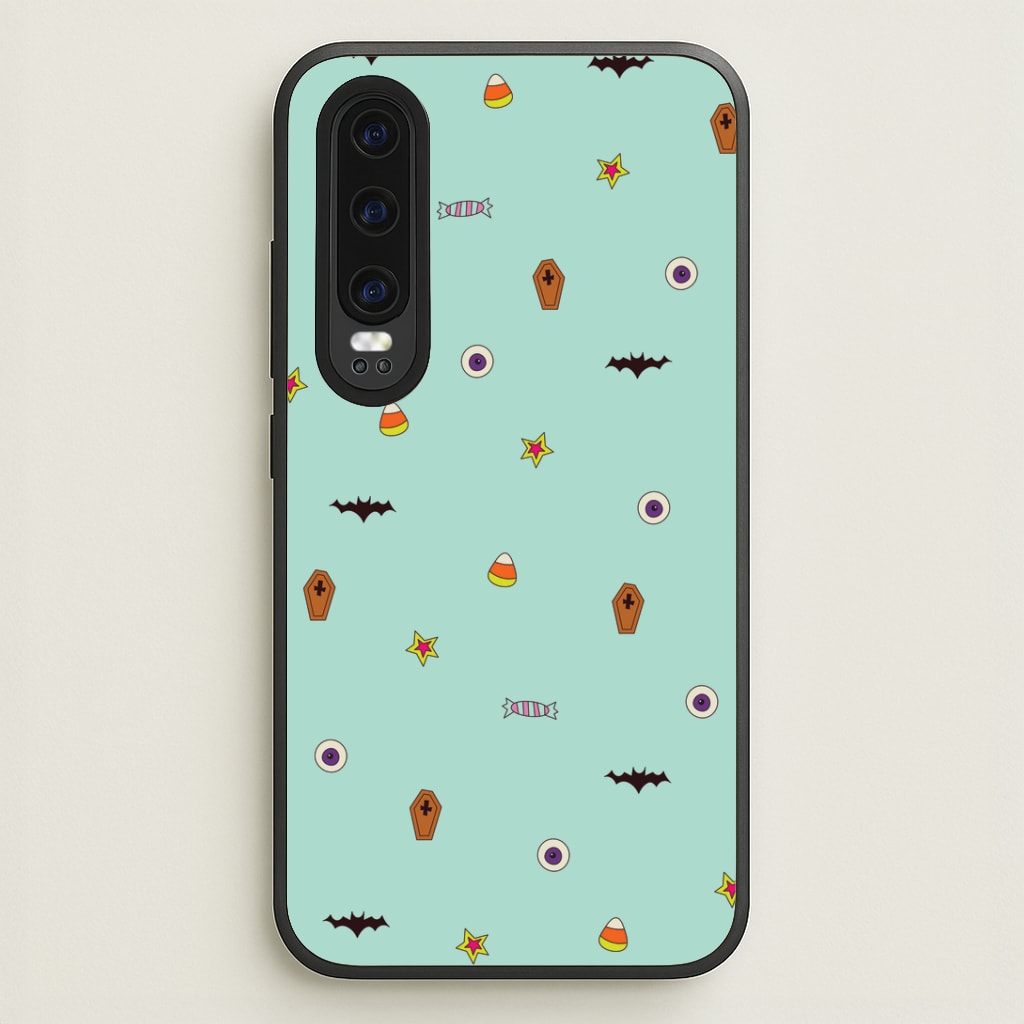Minature Halloween Cartoons Pattern Huawei P30 Case