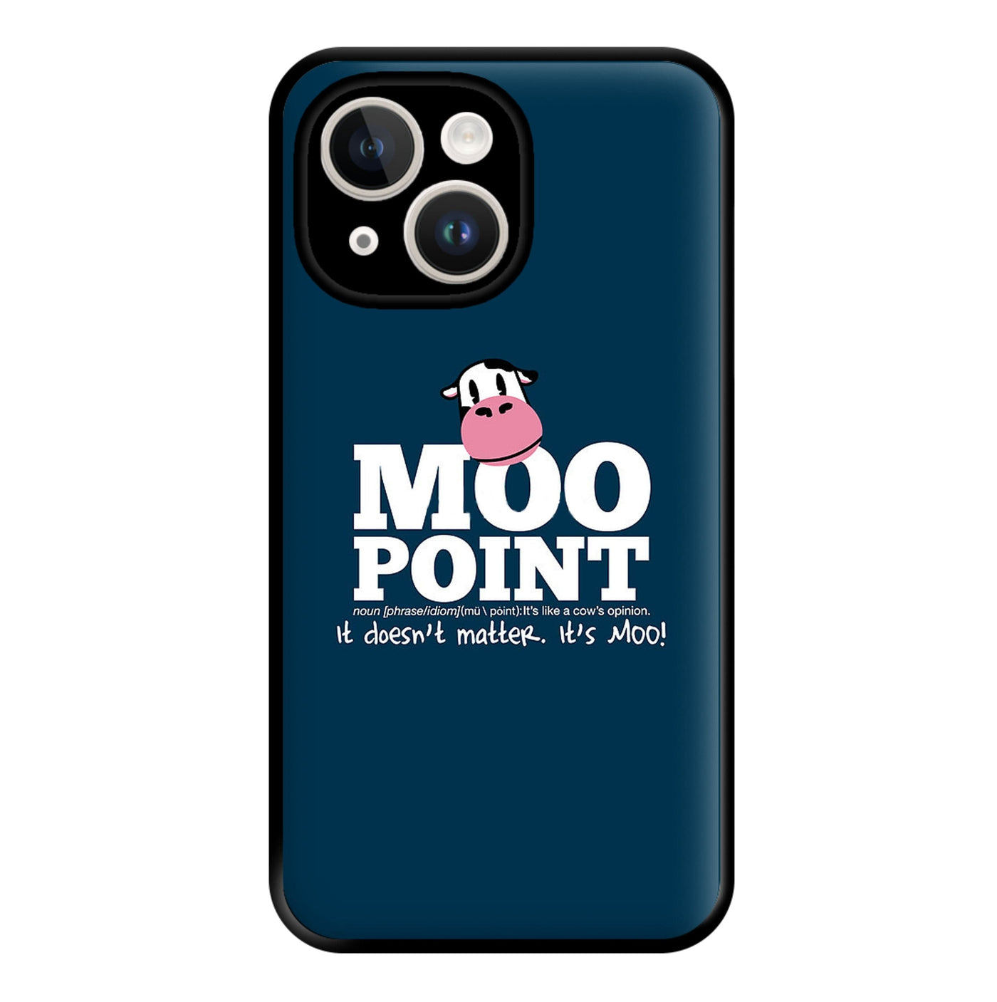 A Moo Point - Joey Tribbiani Phone Case