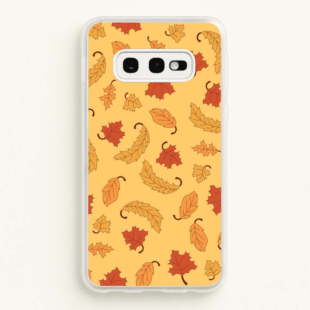 Leaves Assortment Pattern Galaxy S10e Case