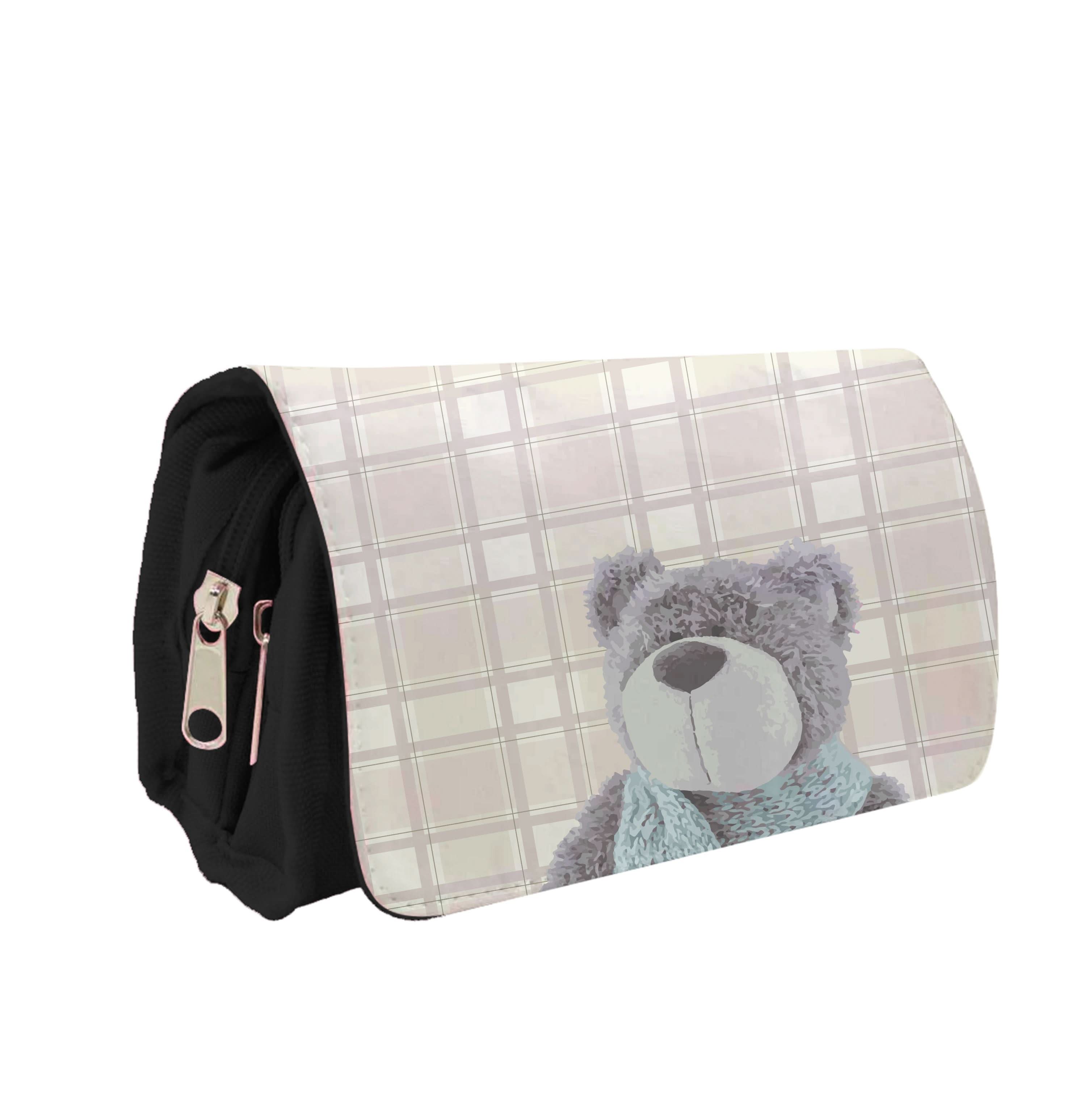 Tartan Teddy Bear Pencil Case