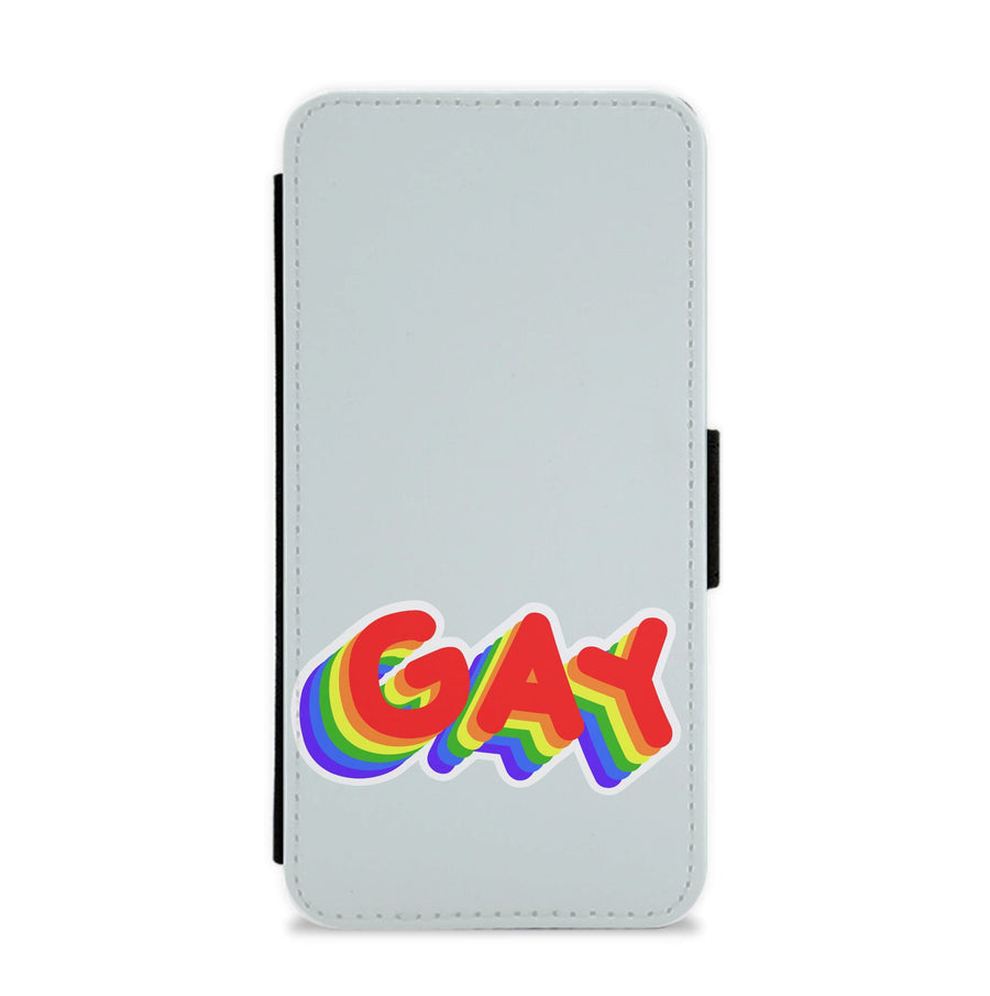 Gay Rainbow - Pride Flip / Wallet Phone Case