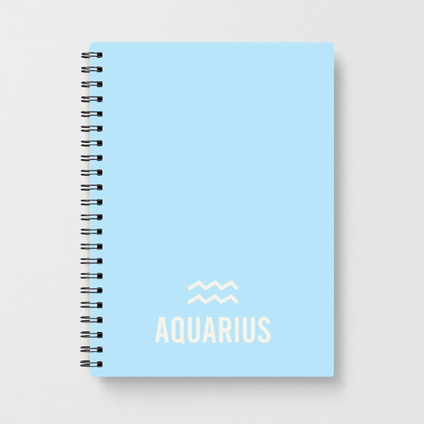 Aquarius Pastel Zodiac Notebook