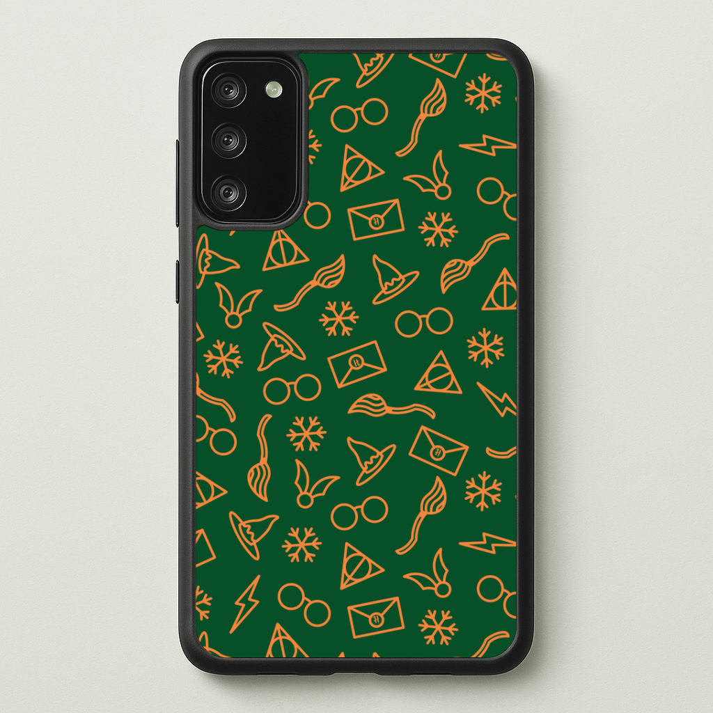 Christmas Wizard Icons Pattern Galaxy S20 Case