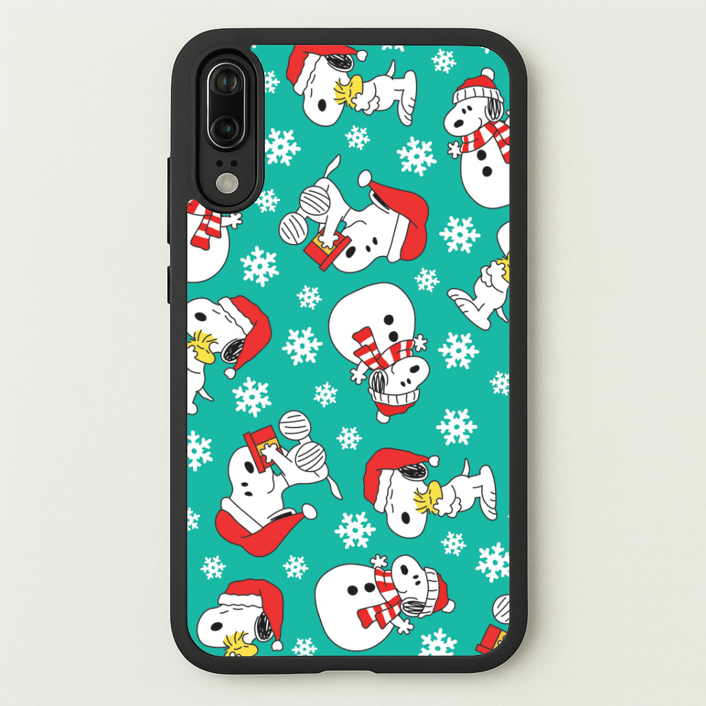 Christmas Cartoon Beagle Pattern Huawei P20 Case