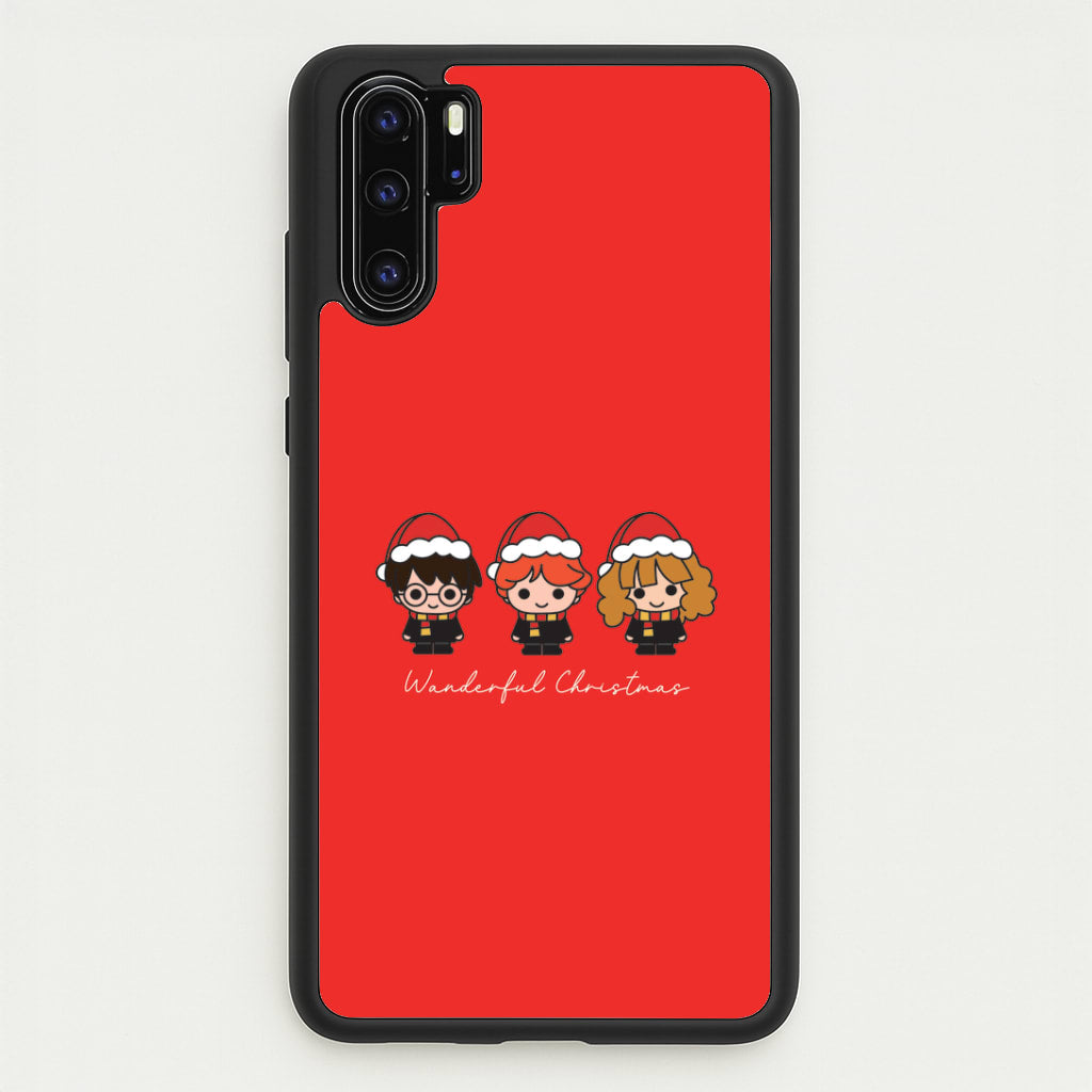 Wizards With Christmas Hats Huawei P30 Pro Case
