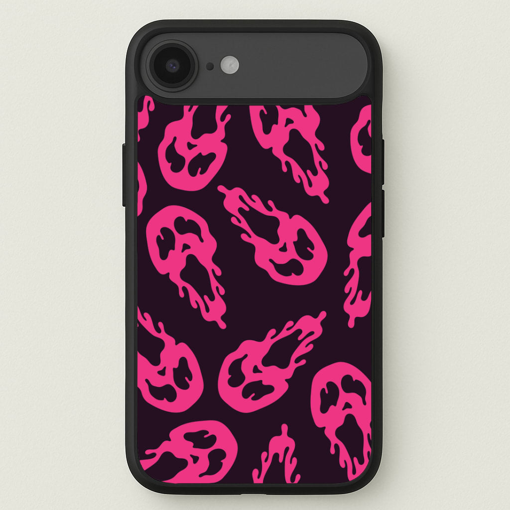 Trippy Ghost Face Pattern iPhone 17 Air Case