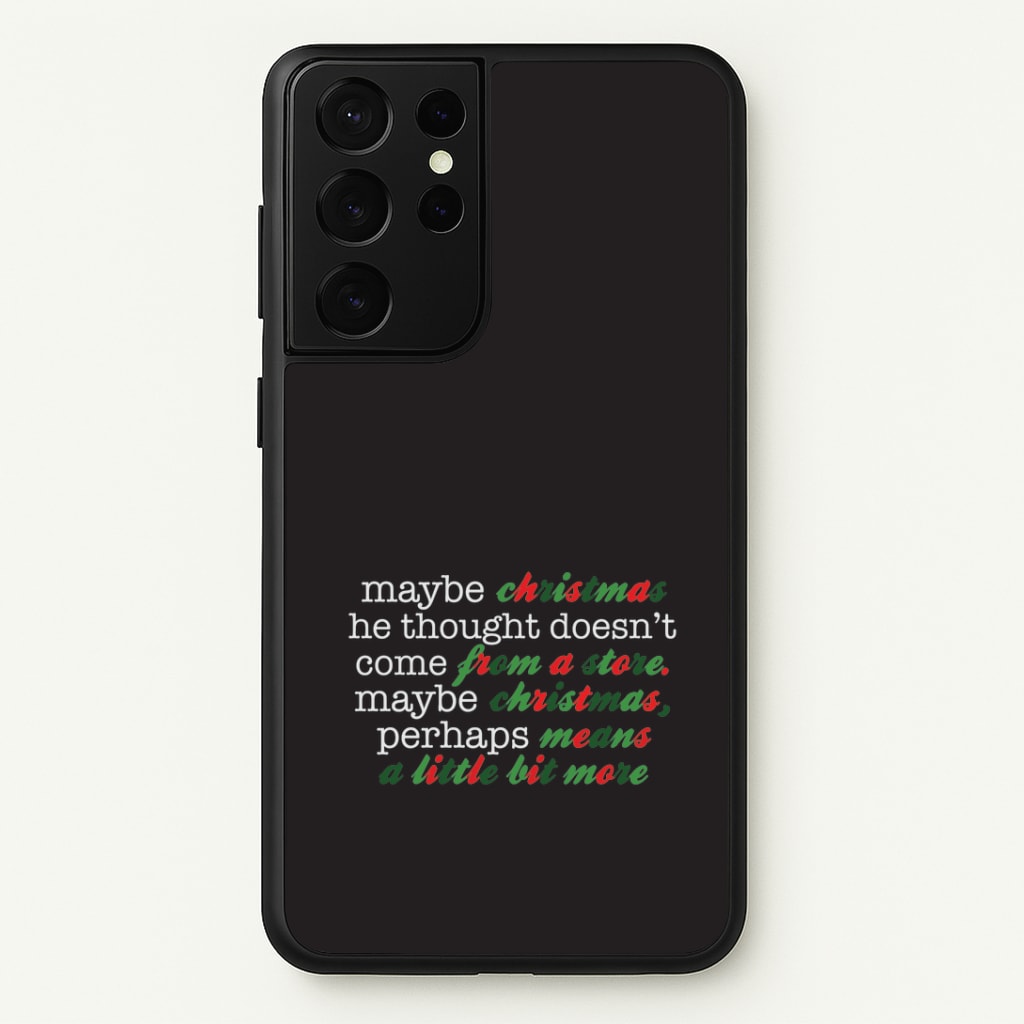 Green Creature Quote Galaxy S21 Ultra Case