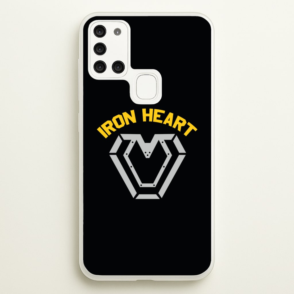 Metal Hero Heart Galaxy A21s Case