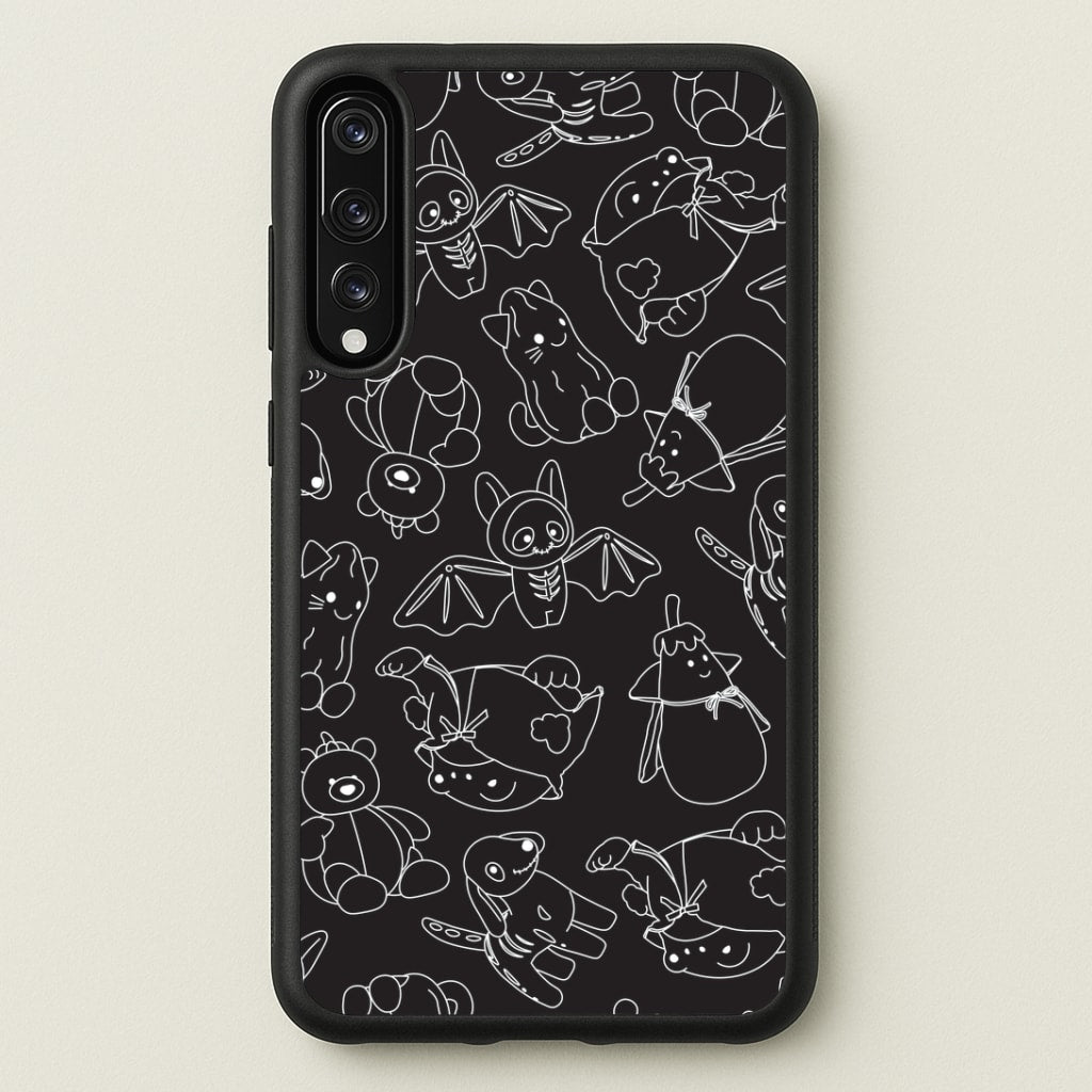 Halloween Plushies Pattern II - Halloween Huawei P20 Pro Case