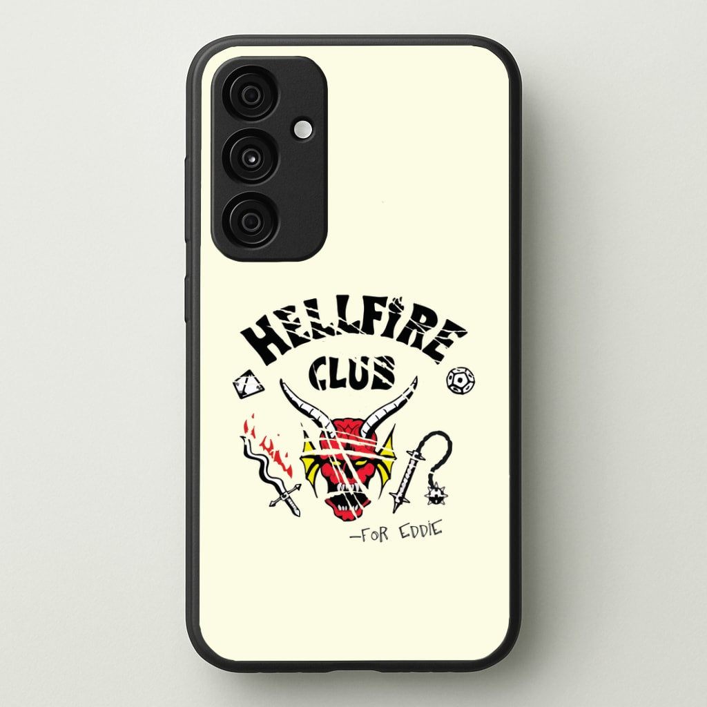 Torn Hellfire Club Galaxy A55 Case