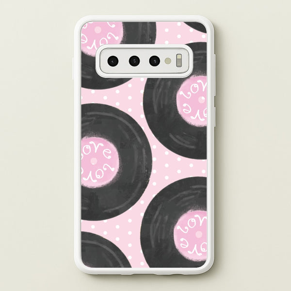 Thrifted Vinyl Polka Pattern Galaxy S10 Case