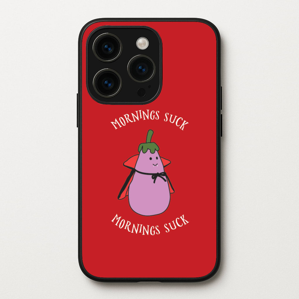 Mornings Suck Plush - Halloween iPhone 15 Pro Case
