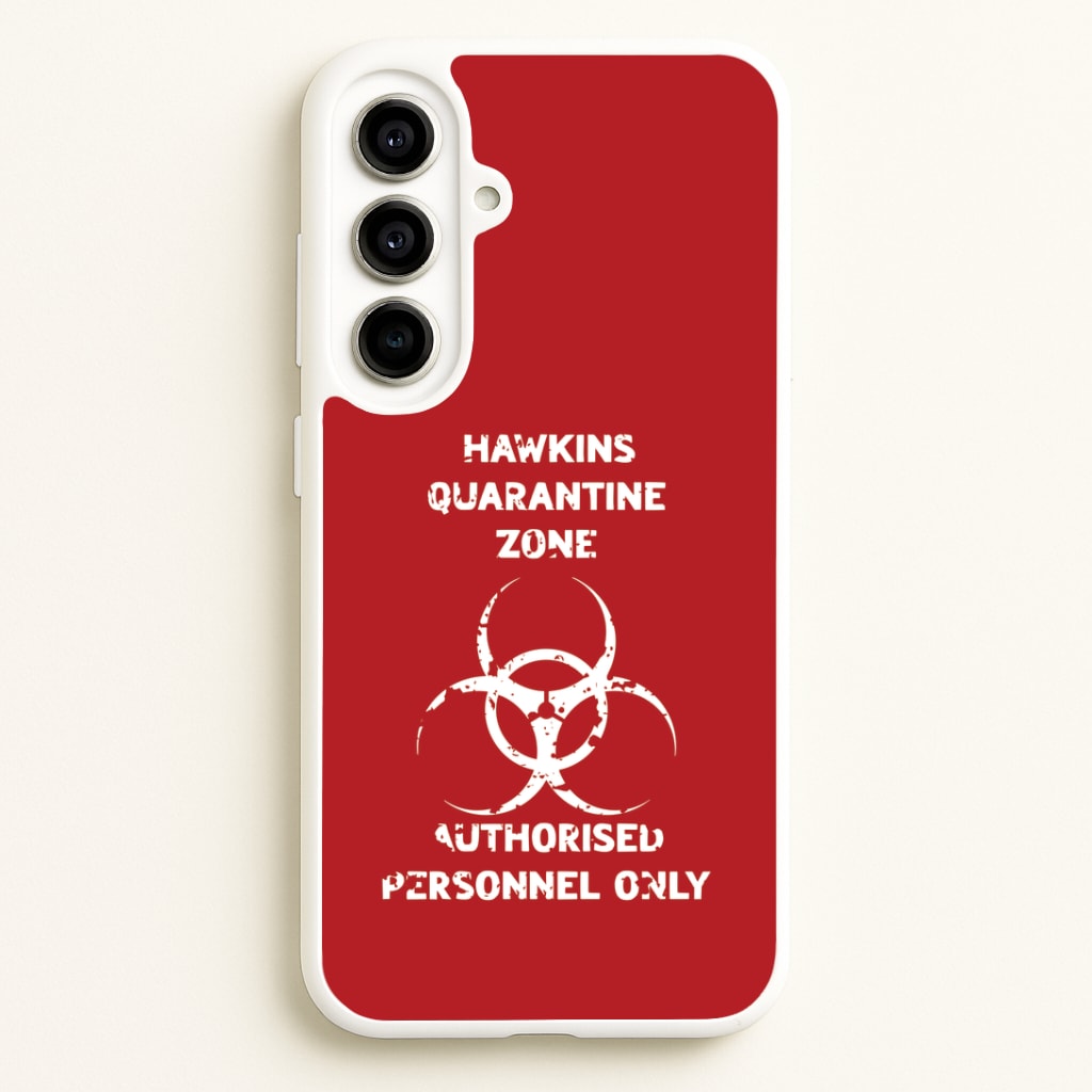 Hawkins Quarantine Zone Galaxy A56 Case
