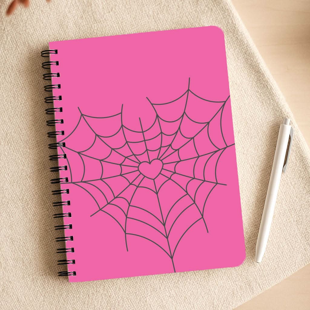 Spiderweb Hearts II Notepad