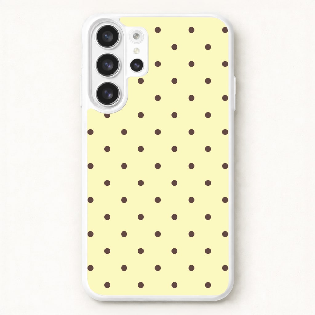 Vanilla & Chocolate Polka Dots Galaxy S26 Ultra Case