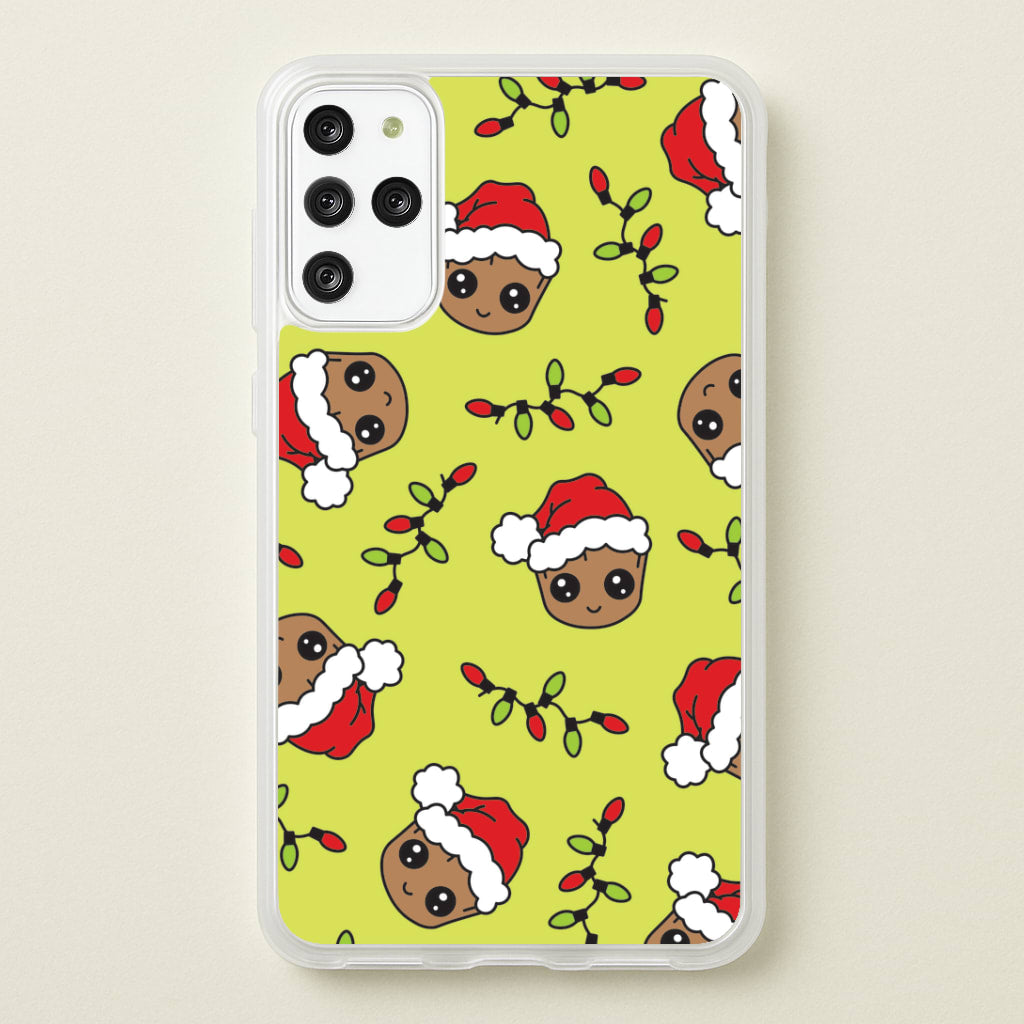 Christmas Tree Hero Pattern Galaxy S20 Plus Case